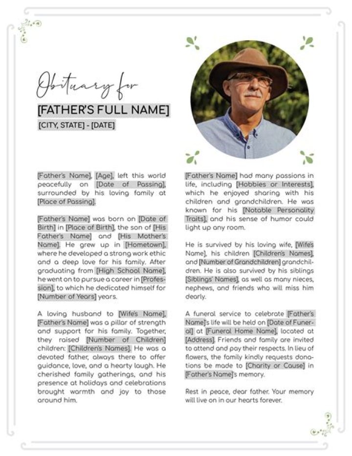 An Obituary That Unveils Truths