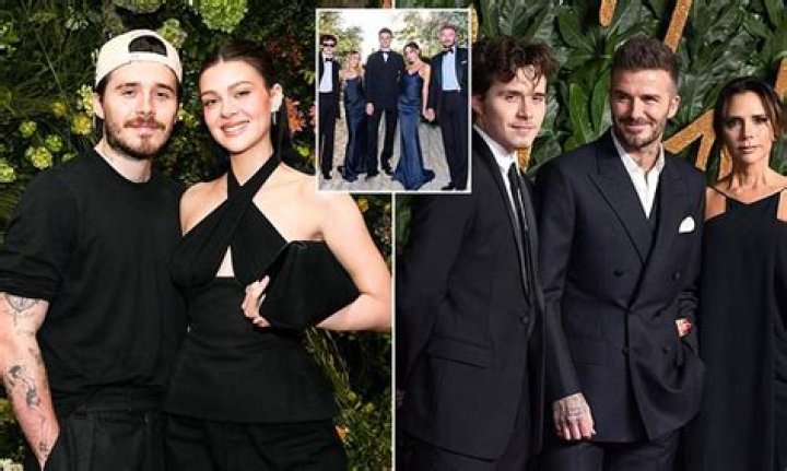 Parents David and Victoria 'shed a tear', stun at ceremony ·